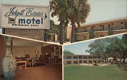 Jekyll Estates Motel Postcard