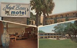 Jekyll Estates Motel Jekyll Island, GA Postcard Postcard Postcard