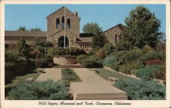 Will Rogers Memorial and Tomb Claremore, OK Postcard Postcard Postcard