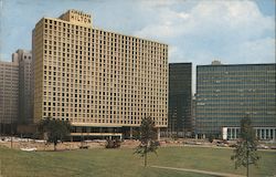 Pittsburgh Hilton Hotel and The Gateway Bldgs, in Golden Triangle Postcard