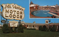 Mt. Vernon Motor Lodge Springfield, MO Postcard Postcard 