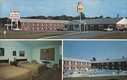 Columbia Best Western Inn Postcard