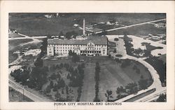 Ponca City Hospital and Grounds Postcard