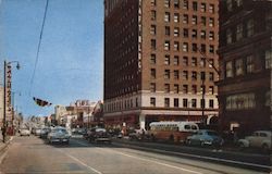 Famous Corner "Hollywood and Vine" Postcard