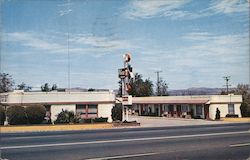 The Plaza Motel 28056 West Main St.- Featuring Sleep At Most Attractive Prices Postcard