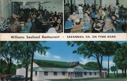 Williams Seafood Restaurant in Savannah Georgia Postcard Postcard Postcard