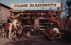 Blacksmith Shop The Dells Pioneer Village Postcard