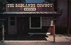 The Badlands Cowboy Postcard