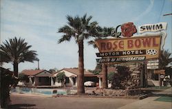 Rose Bowl Motor Hotel Postcard