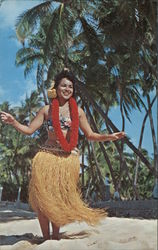 Tahitian Dancer Postcard