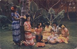 Happy Hawaiians Postcard