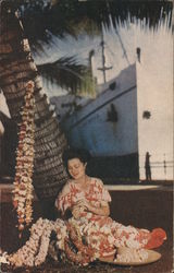 Flower Girl Postcard