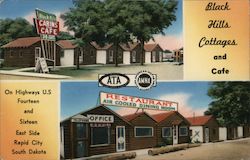 Black Hills Cottages and Cafe Postcard