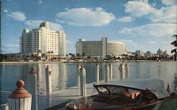 The Eden Roc and The Fountainebleau The Two Most Beautiful Resort Hotels In The World Postcard