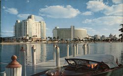 The Eden Roc and The Fountainebleau The Two Most Beautiful Resort Hotels In The World Miami Beach, FL Postcard Postcard Postcard