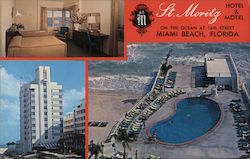 St. Moritz Hotel & Motel Miami Beach, FL Postcard Postcard Postcard