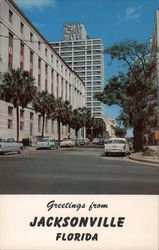 Greetings From Jacksonville Florida Postcard