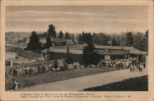 Dafoe Hospital and Play House of Dionne Quintuplets Callander Canada