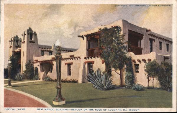 New Mexico Building, Panama-California Exposition 1915 San Diego