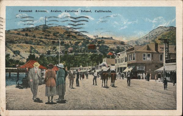 Crescent Avenue, Avalon, Catalina Island California