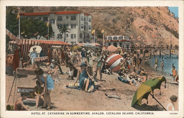 Hotel St. Catherine In Summertime, Catalina Island Avalon California