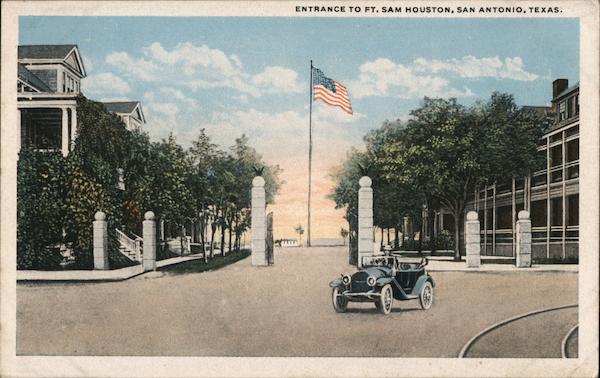 Entrance to Ft Sam Houston San Antonio Texas