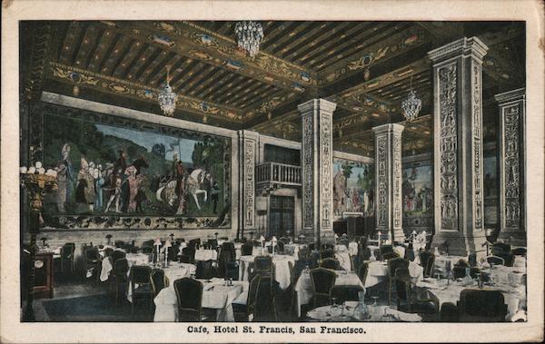 Cafe, Hotel St. Francis San Francisco California