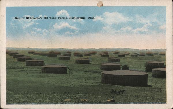 One of Oklahoma's Oil Tank Farms Bartlesville