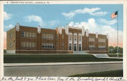 Senior High School Lansdale, PA Postcard Postcard Postcard