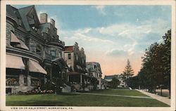 View on De Kalb Street Postcard