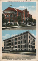 State Medical College, Laboratory Building Postcard