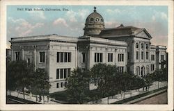 Ball High School Postcard