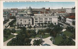 Ball High School, Showing Central Park Postcard