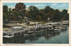 Branson Boat Landing, Lake Taneycomo Missouri Postcard Postcard Postcard