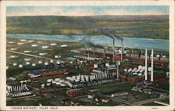Cosden Refinery Postcard