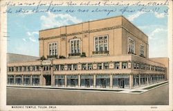 Masonic Temple Tulsa, OK Postcard Postcard Postcard