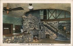 Lobby, Ye English Inn Postcard