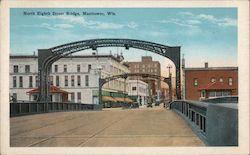 North Eighth Street Bridge Postcard