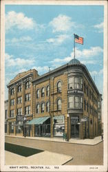 Kraft Hotel Decatur, IL Postcard Postcard Postcard