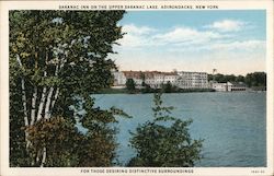 Saranac Inn on the Upper Saranac Lake New York Postcard Postcard Postcard