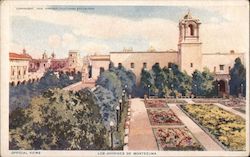 Los Jardines de Montezuma, Panama-California Exposition Postcard