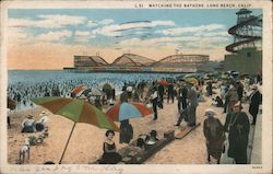 Watching the Bathers Postcard