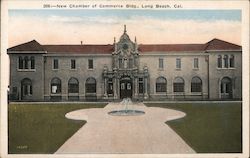 New Chamber of Commerce Building Long Beach, CA Postcard Postcard Postcard