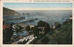 Bay View, Santa Catalina Island Postcard