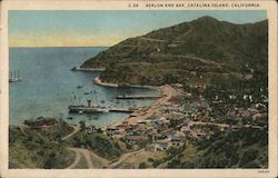 Avalon Bay and Catalina Island Postcard