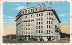 Crockett Hotel, Near the Historic Alamo San Antonio, TX Postcard Postcard Postcard