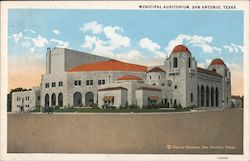 Municipal Auditorium San Antonio, TX Postcard Postcard Postcard