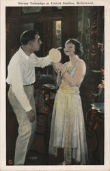Norma Talmadge at United Studios, Hollywood California Postcard Postcard Postcard