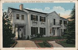 Home of Conrad Nagel, 715 North Palm Drive Beverly Hills, CA Postcard Postcard Postcard