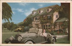 Automobile, Home of Syd Chaplin Hollywood, CA Postcard Postcard Postcard